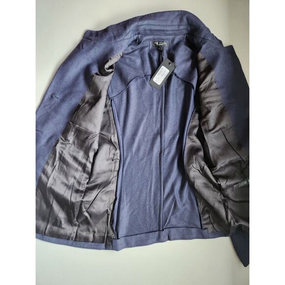 NWT Rag & Bone Slade Japanese Wool Blazer Size 2 Navy #3C501 - Picture 9 of 14